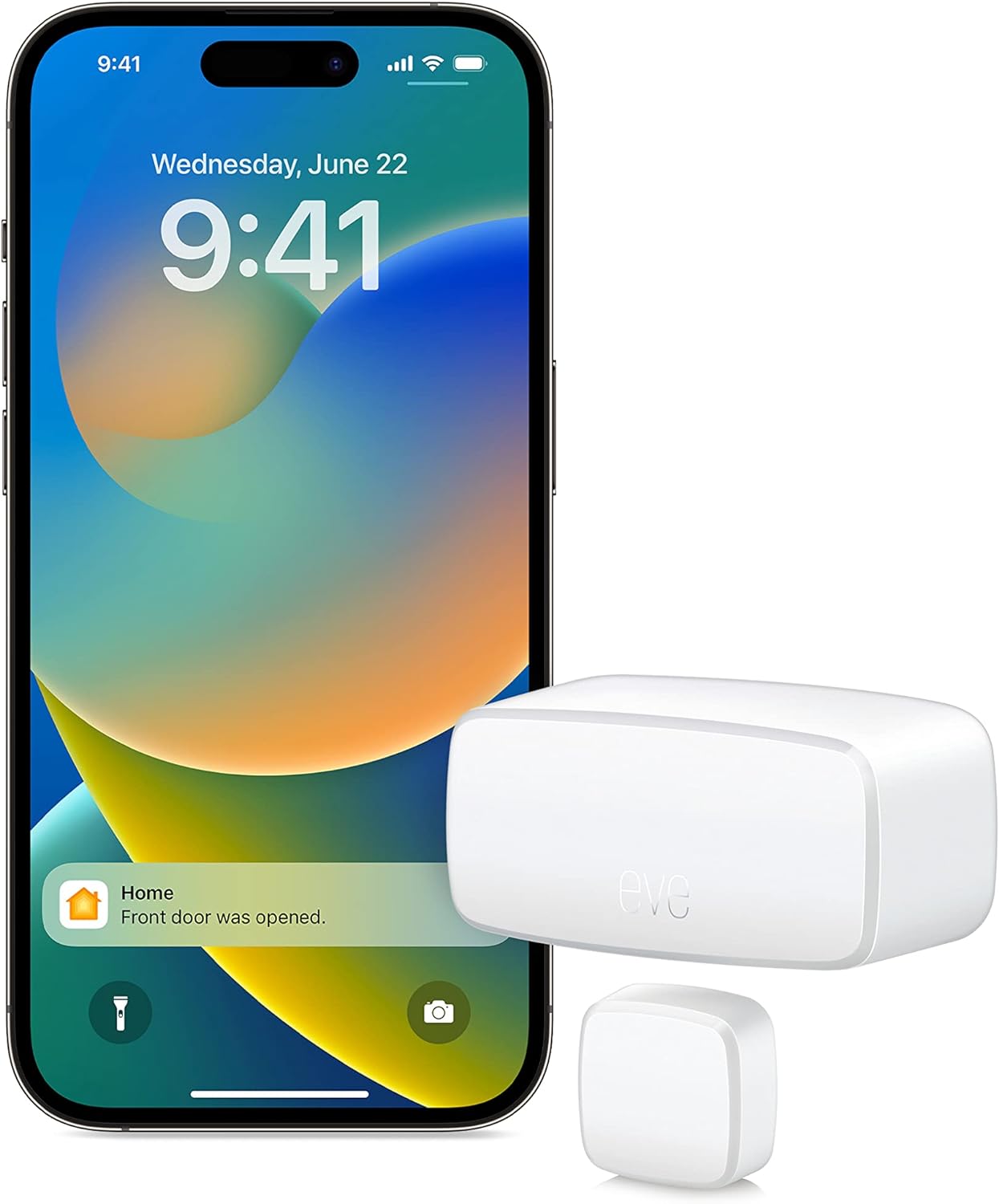 Eve Door  Window (Matter) - Smart Contact Sensor for Doors  Windows, Open/Closed State, Matter Over Thread, Apple Home, SmartThings, Alexa, Google Home, Requires Thread Border Router