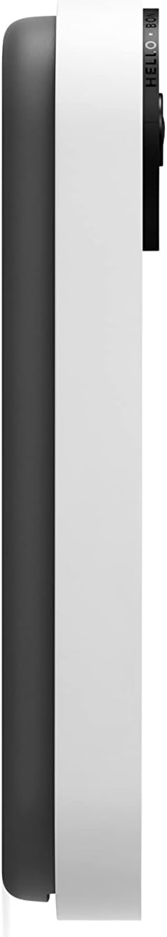 Google Nest Doorbell (Wired, 2nd Gen) - Wired Video Doorbell Camera - Doorbell Security Camera - Snow (G28DR)