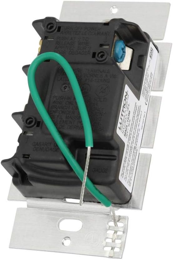 Lutron Maestro LED+ Dimmer Switch | for Dimmable LED, Halogen  Incandescent Bulbs | Single-Pole or Multi-Location | MACL-153M-WH-C | White, Pack of 1.