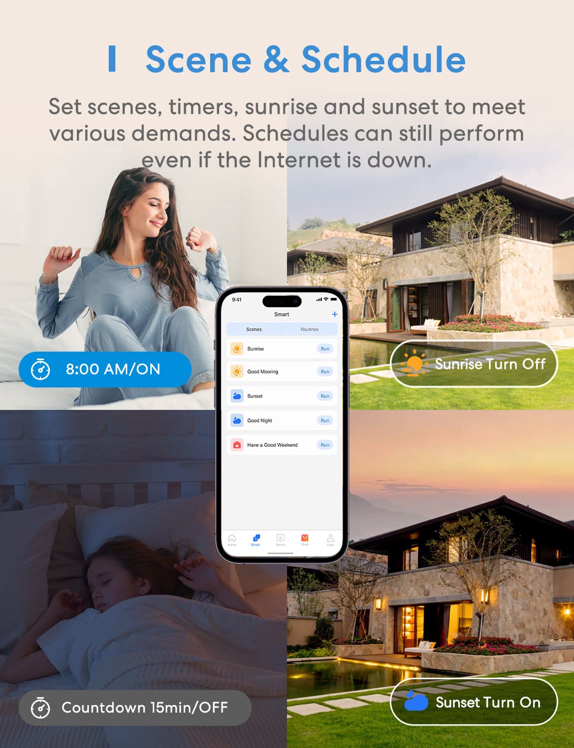 meross Smart Dimmer Light Switch Single Pole 2 Pack, Compatible with Apple HomeKit, Alexa, Hey Google and SmartThings, Neutral Wire and 2.4GHz Wi-Fi Required