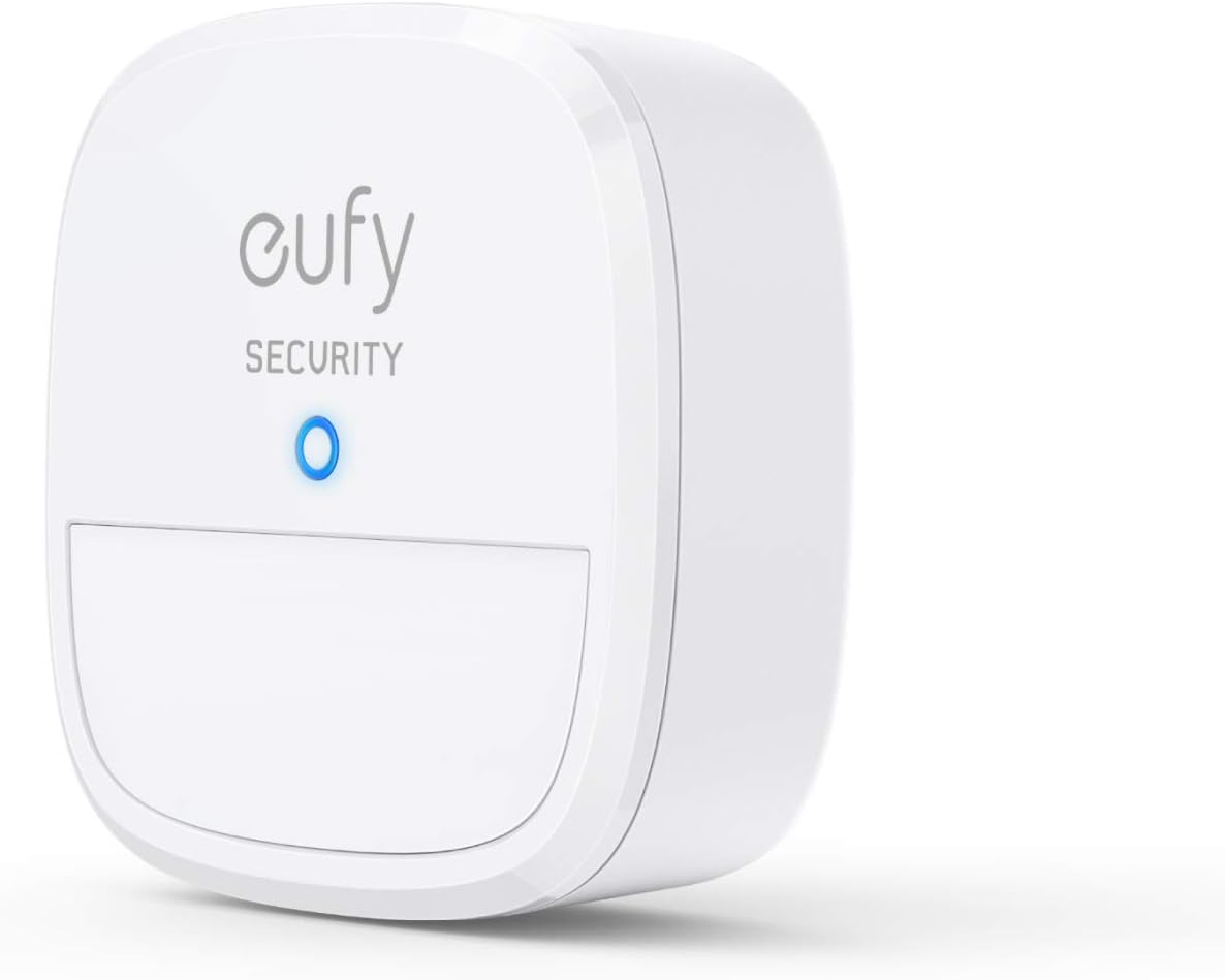 Motion Sensor, eufy Security Home Alarm System Motion Sensor, 100° Coverage, 30 ft Detection Range, 2-Year Battery Life, Adjustable Sensitivity (HomeBase Required)