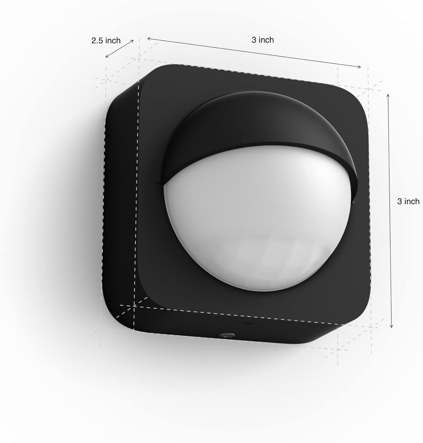 Philips Hue Outdoor Motion Sensor for Smart Lights (Requires Hue Hub) Installation-Free, Smart Home, Smart Lighting, Exclusively for Philips Hue Smart Bulbs, Black (570985)