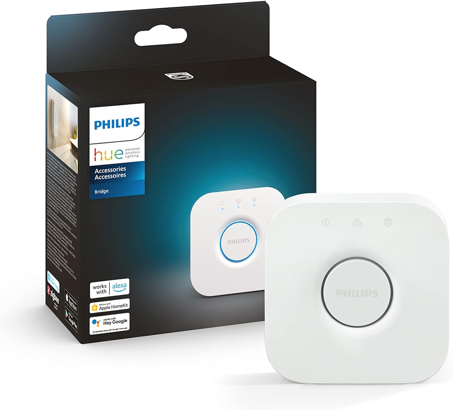 Philips Hue Smart Hub (Compatible with Amazon Alexa, Apple HomeKit, and Google Assistant)