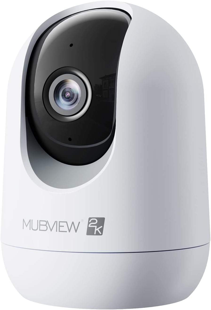 Indoor Security Camera 2K, Pet Camera with Phone App, WiFi Cameras for Home Security Camera for Dog/Baby Monitor/Elder Pan Tilt, 2.4G, 24/7, 2-Way Talk, Human Detection, Motion Tracking, SDCloud