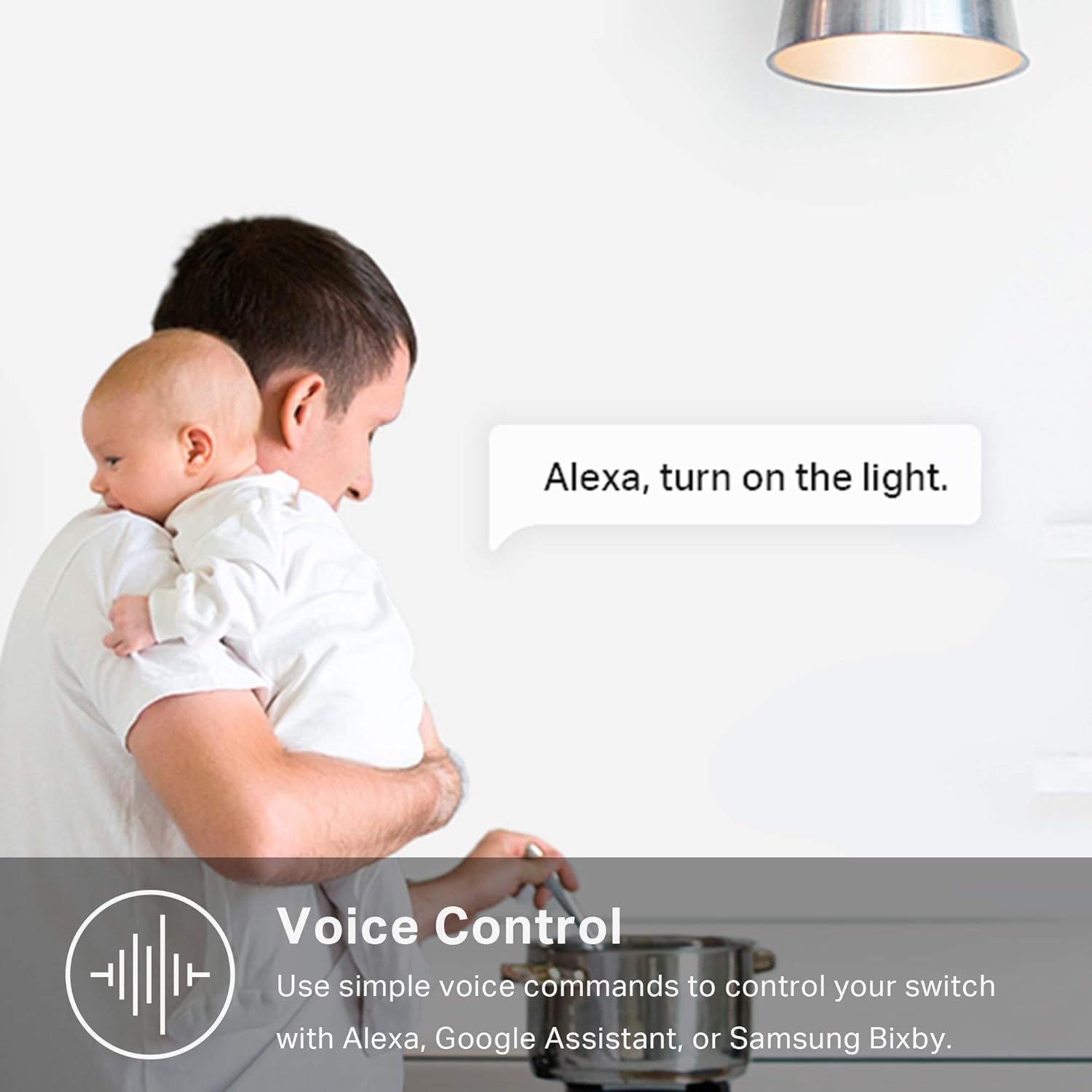 Kasa Smart Light Switch HS200, Single Pole, Needs Neutral Wire, 2.4GHz Wi-Fi Light Switch Works with Alexa and Google Home, UL Certified, No Hub Required, White ( Packaging May Vary )