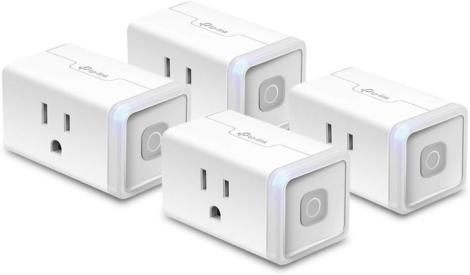 Kasa Smart Outdoor Dimmer Plug by TP-Link (KP405) - IP64 Waterproof Plug for Outdoor String Lights, Works with Alexa, Long Wi-Fi Range, 2.4GHz WiFi Required, No Hub Required, ETL Certified Black