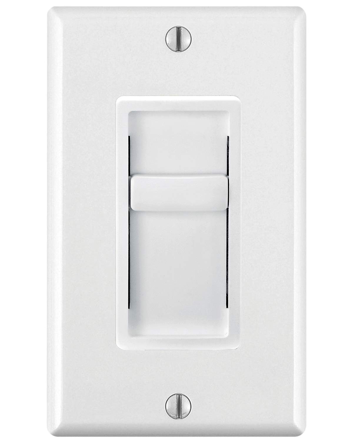 Leviton 06672-742-HLW Universal Decora Dimmable LED, CFL and Incandescent SureSlide Slide Dimmer (5-Pack)