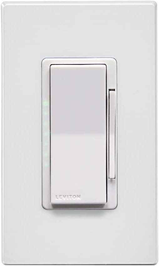 Leviton DG6HD-1BW Decora Smart Dimmer, Zigbee Certified, White