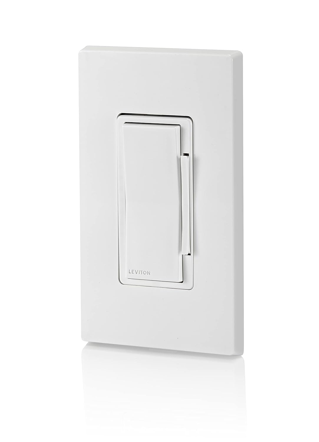 Leviton DN6HD-2RW Decora Smart No-Neutral 600W Dimmer, Requires MLWSB Wi-Fi Bridge to Work with My Leviton, Alexa, Hey Google, HomeKit/Siri