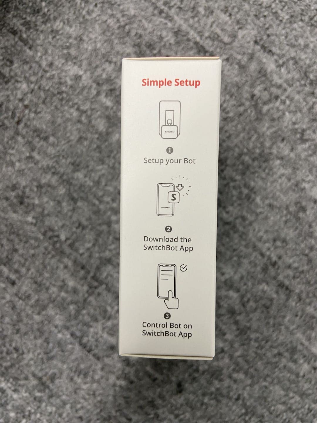 SwitchBot Smart Switch Button Pusher - Bluetooth Connection, Fingerbot for Rocker Switch/One-Way Button, App or Timer Control, Press/Switch/Custom Mode, Smart Light Switch