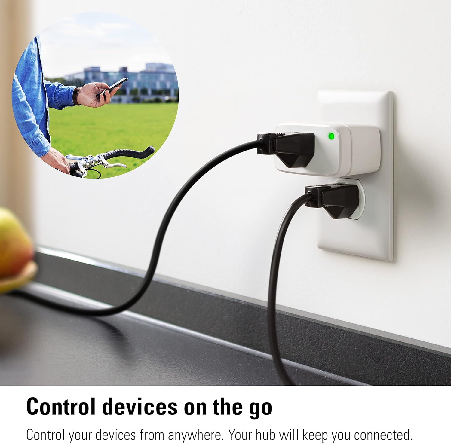 Eve Energy (Matter) 2 Pack - Smart Plug, App and Voice Control, 100% Privacy, Matter Over Thread, Works with Apple Home, Alexa, Google Home, SmartThings