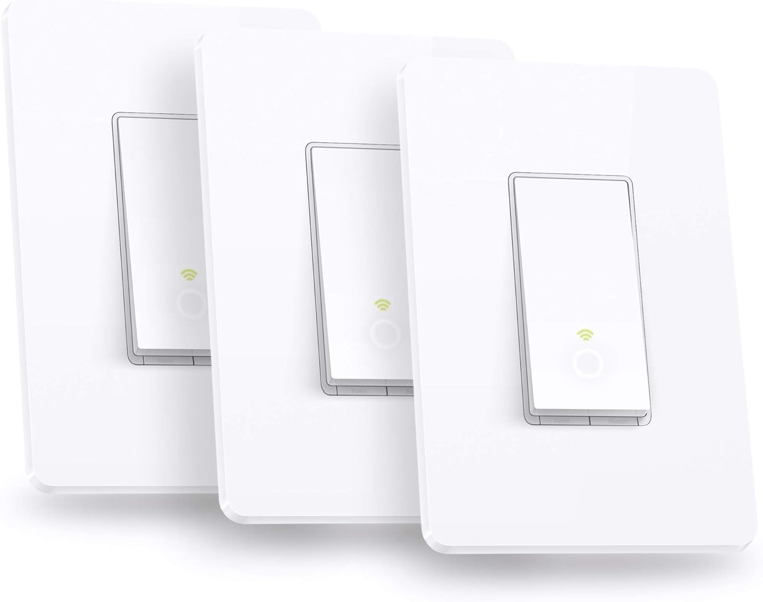Kasa Smart Single Pole Light Switch by TP-Link (HS200P3)  Single Pole Dimmer Switch by TP-Link (HS220) - Neutral Wire and 2.4GHz Wi-Fi Connection Required