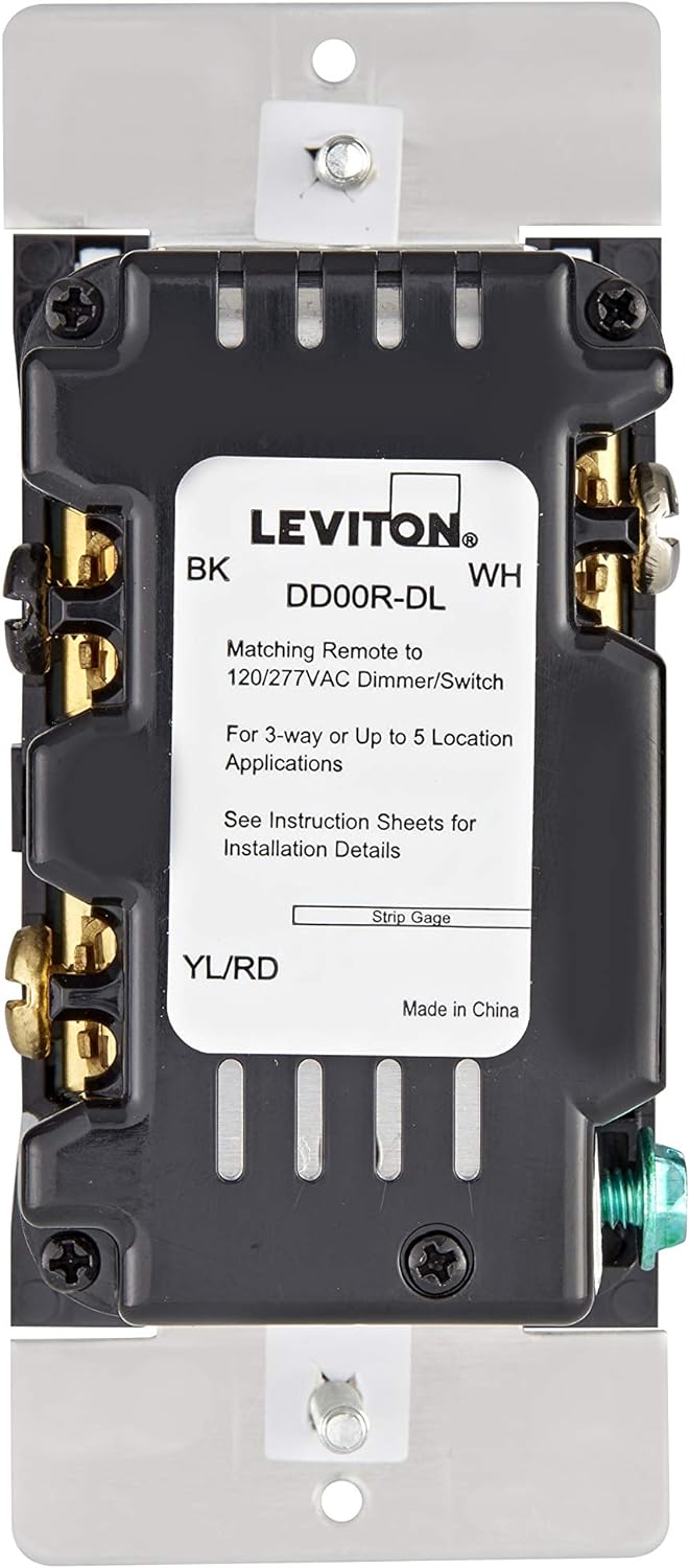Leviton DD00R-DLZ 120VAC 60 Hz Decora Digital Matching Dimmer Remote