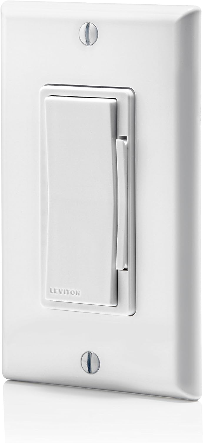 Leviton DD710-BLZ Decora Digital 0-10V Dimmer and Timer with Bluetooth Technology, White/Ivory/Light Almond
