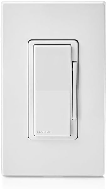 Leviton Decora White 600 W WiFi Smart Dimmer Switch 1 pk - Total Qty: 1