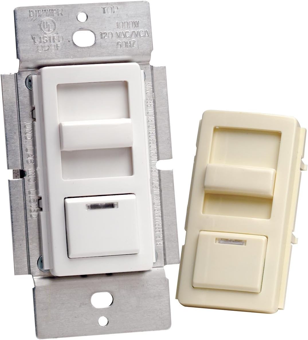 Leviton IPM10-1LZ IllumaTech 1000VA, 800W Magnetic Low Voltage Dimmer, Single Pole and 3-Way (White)