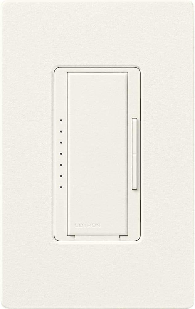 Lutron Maestro C.L Dimmer Switch | for Dimmable LED, Halogen  Incandescent Bulbs | Single-Pole or Multi-Location | MACL-153M-BI-C | Biscuit