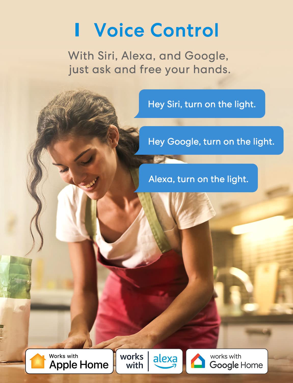 meross Smart Single Pole Light Switch, Neutral Wire Required, Compatible with Apple HomeKit, Alexa, Google Home, and SmartThings, 2.4GHz WiFi, App Remote and Voice Control, No Hub Required, 2 Pack