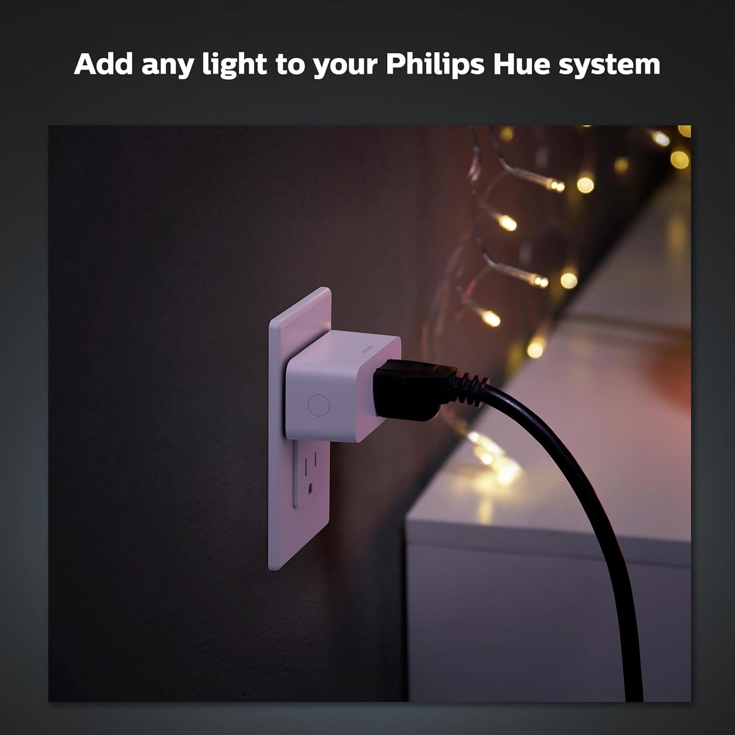 Philips Hue Smart Plug That Works with Alexa, Google Home and Apple Home Kit, Smart Plug for Smart Home, App Control Optimizes Your Home Automatic ,White
