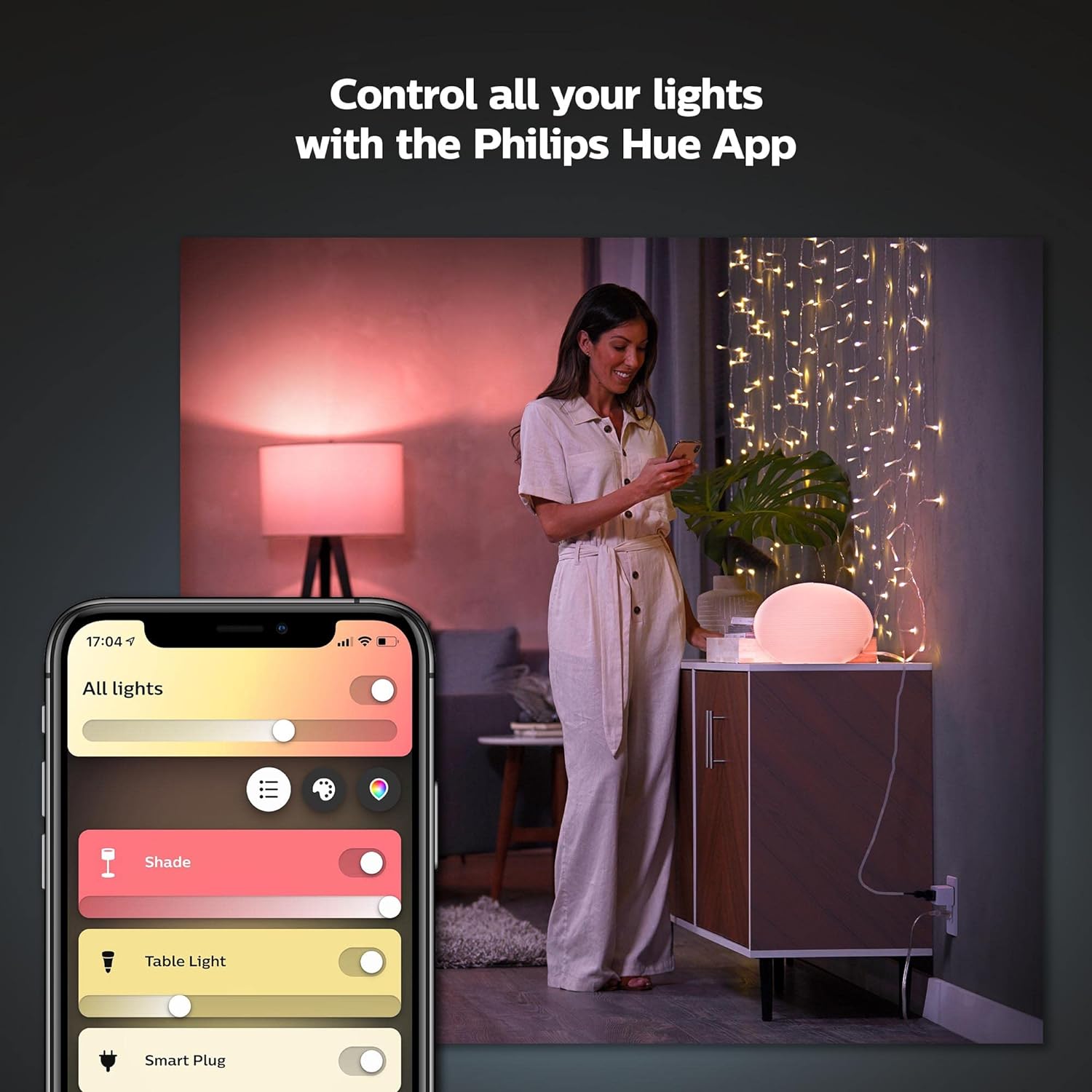 Philips Hue Smart Plug That Works with Alexa, Google Home and Apple Home Kit, Smart Plug for Smart Home, App Control Optimizes Your Home Automatic ,White
