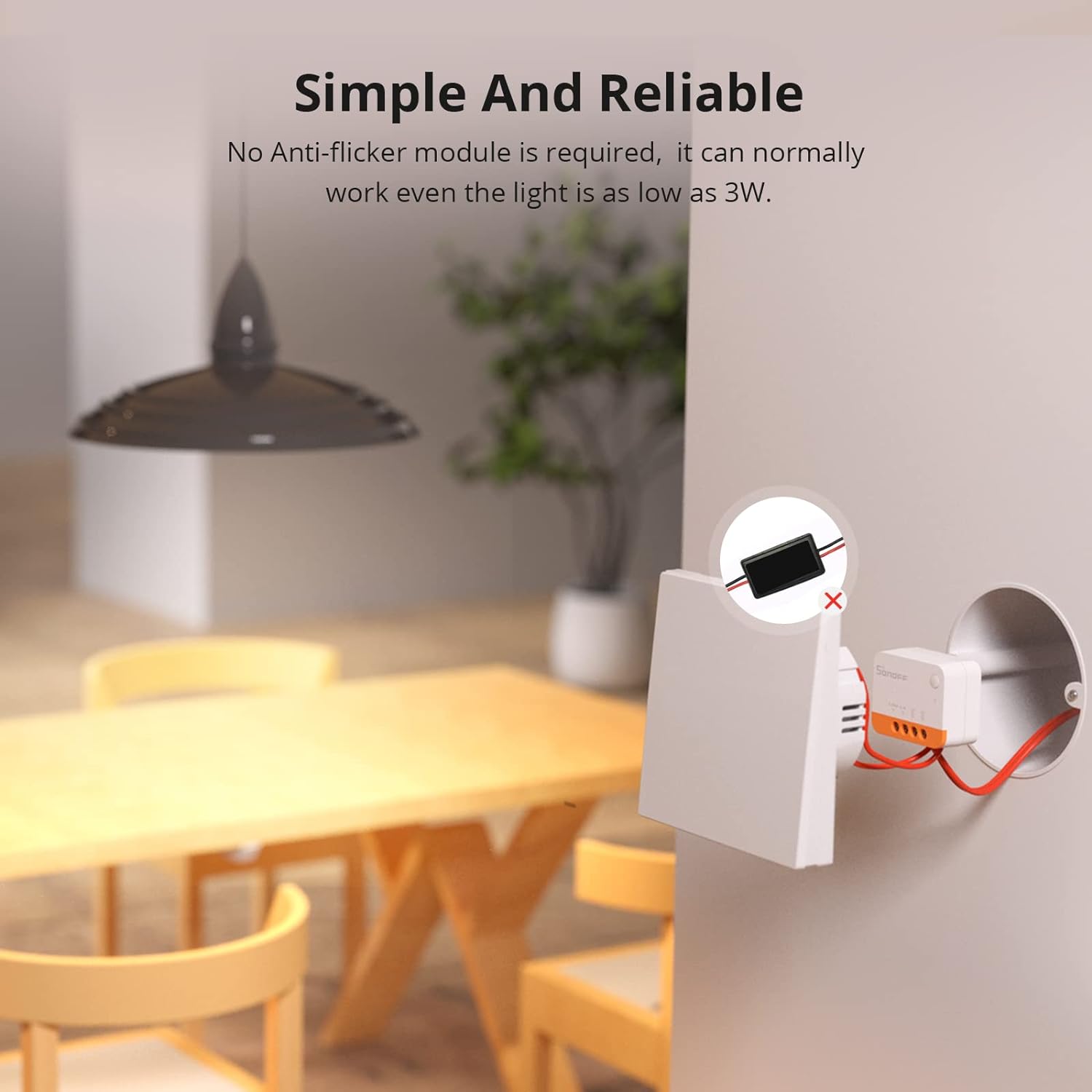SONOFF ZigBee Wireless Switch (No Neutral Wire Required), 2PCS ZigBee 2-Way Smart Switch, Compatible with Alexa, Google Home, Home Assistant, ZigBee 3.0 Gateway Hub Required, 6A/1440W