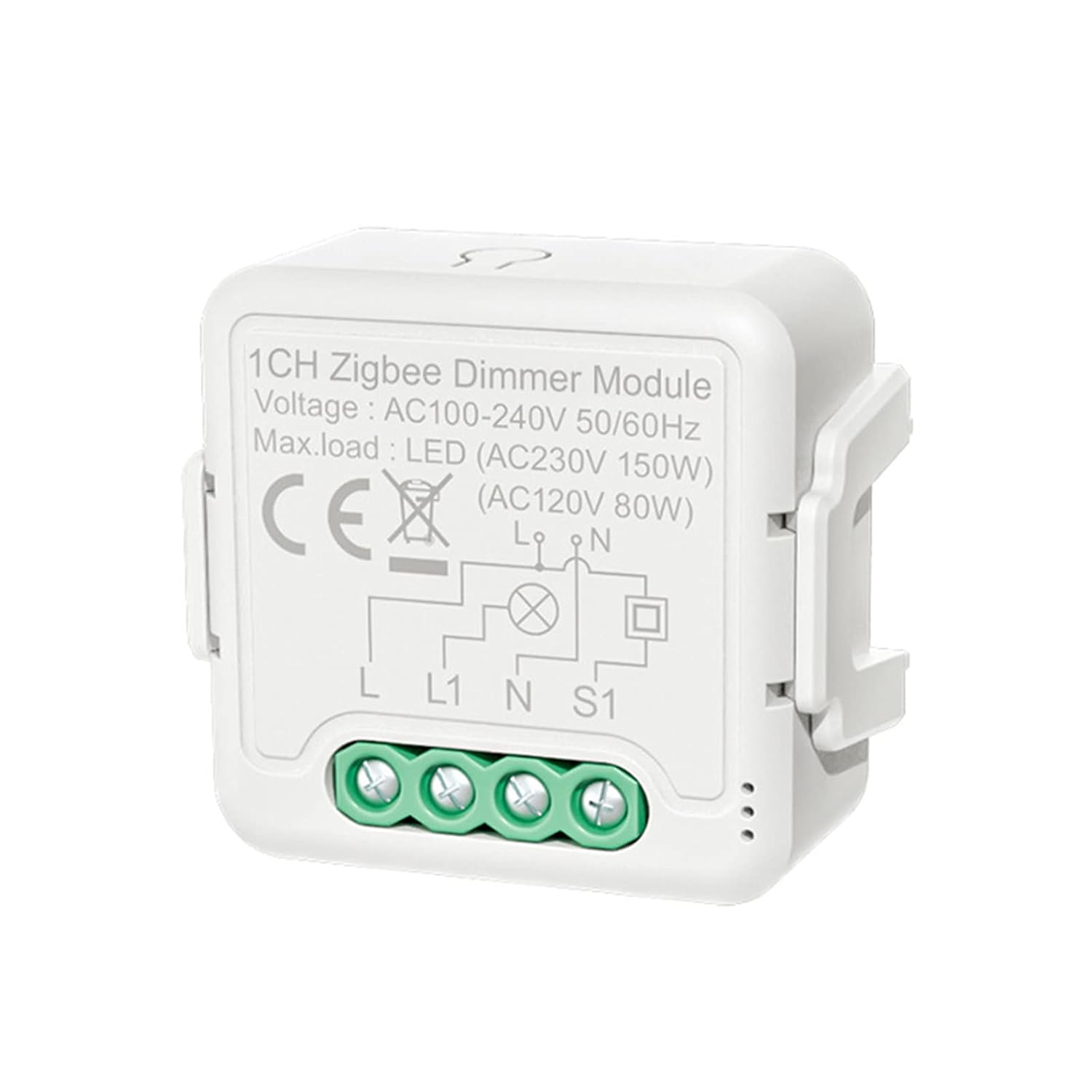 YIWENG Smart Light Switch Module,Smart Dimmer Switch Module APP Remote Control Voice Control Timing Group Sharing Compatible with Echo Home for Home Office