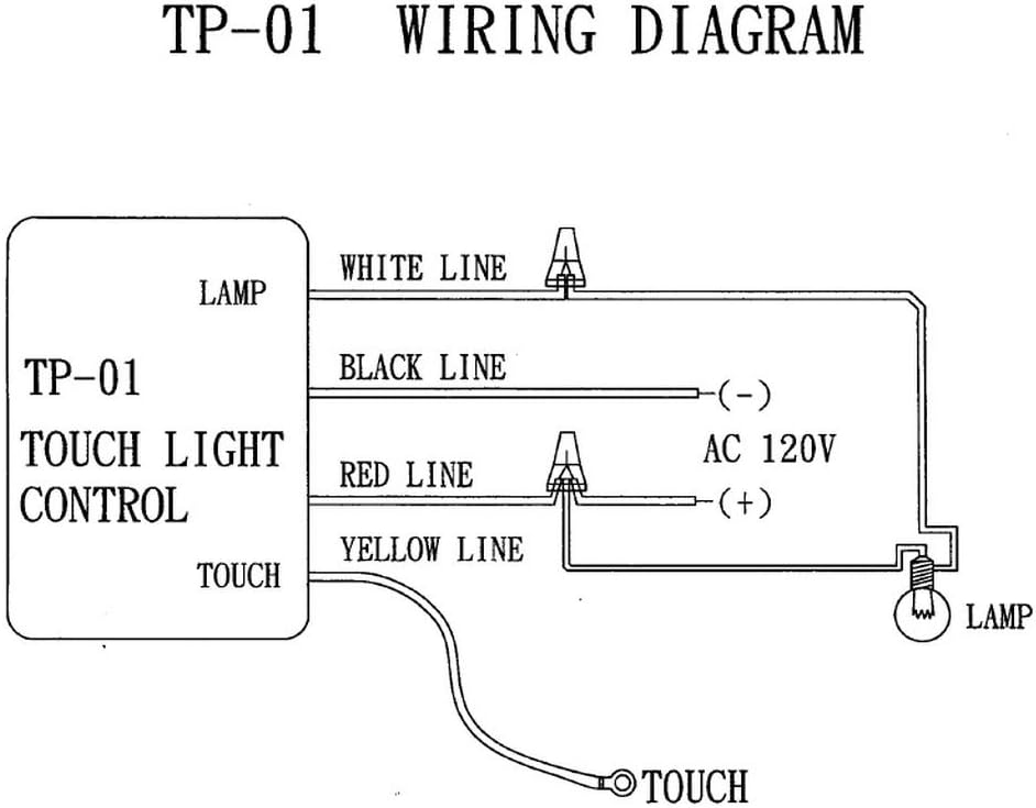 Zing Ear TP-01 ZH Touch Lamp Light Dimmer Switch Control Sensor